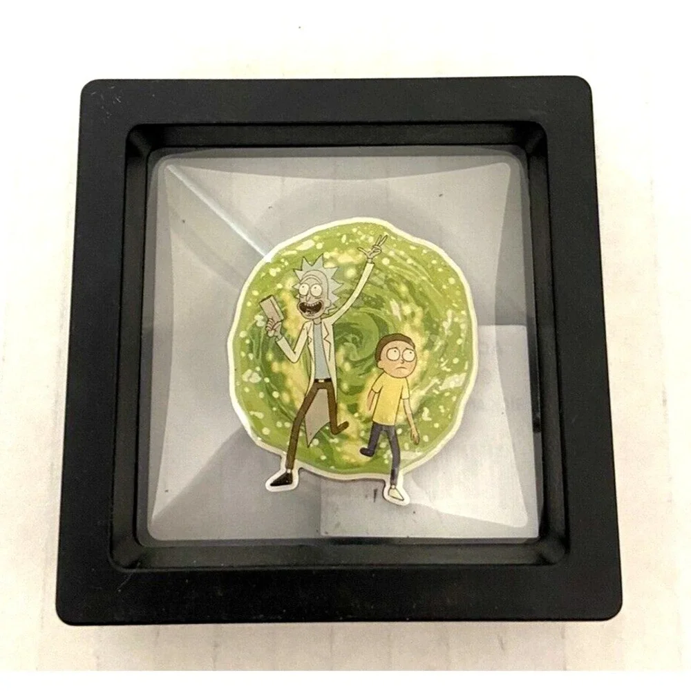 Headgear Pin Rick & Morty Portal 1 Cartoon Animation Collector's Box Retro‎